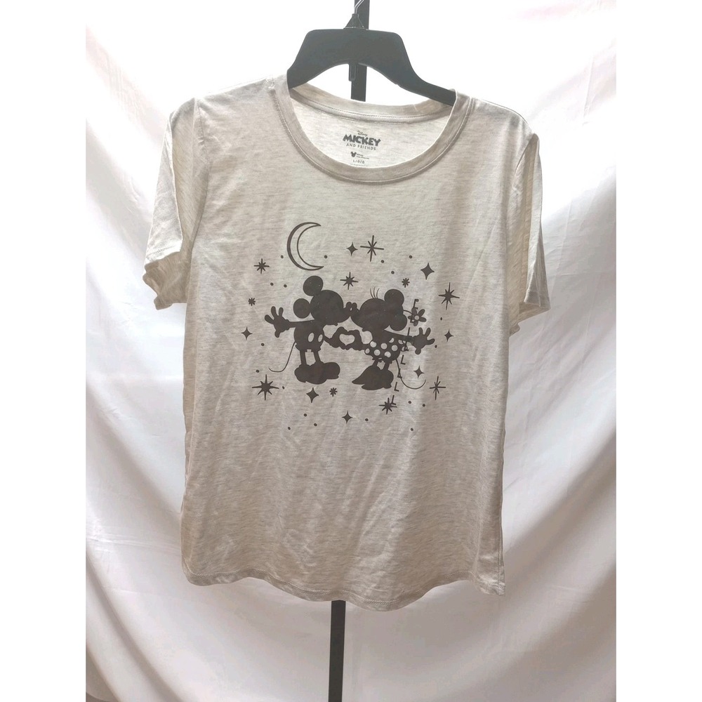 Disney Mickey And Friends Women’s Size Large T-Shirt Moon & Stars